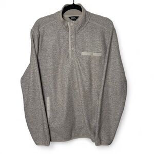 Eddie Bauer Sweater Fleece Pullover – Tan Medium NWT